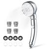 2026 Shower Head Bubble Shower Head High Cleaning Power Water Flow Mode with Hand Stop Function Water Flow and Bubbles Thoroughly Remove Pore Dirt