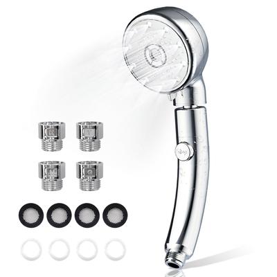 2026 Shower Head Bubble Shower Head High Cleaning Power Water Flow Mode with Hand Stop Function Water Flow and Bubbles Thoroughly Remove Pore Dirt