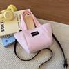 Small Canvas Bucket Purse For Women With Internal Pouch And Single Strap For Casual Wear