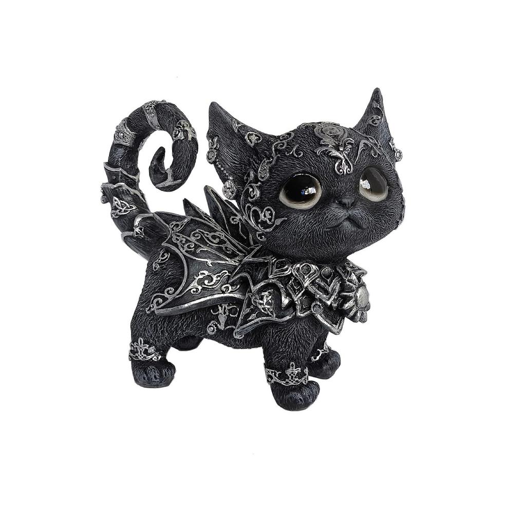 Mysterious Black Cats Statue Home Countertop Decoration Ornament