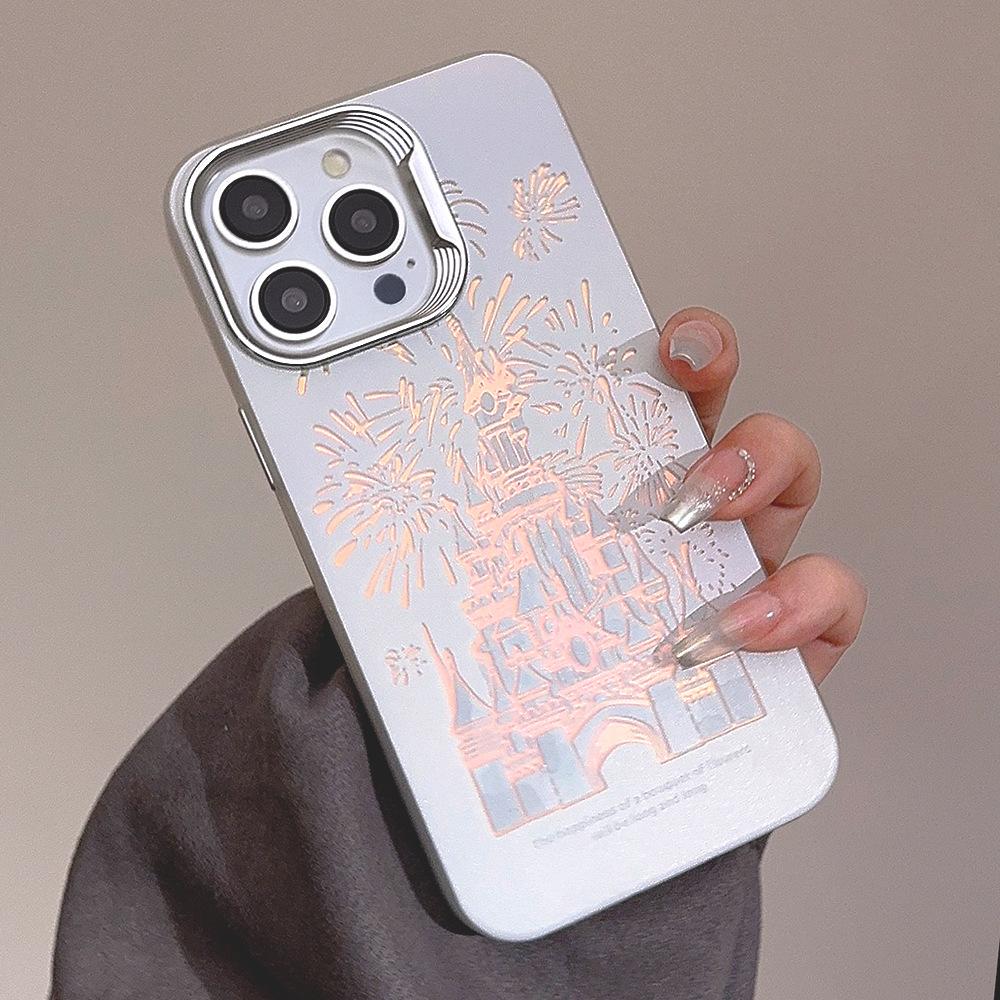 Dream Castle Fireworks Iphone15 for 14Promax Mobile Phone Case 16 Apple 13 Laser 11 Huawei Hard 14