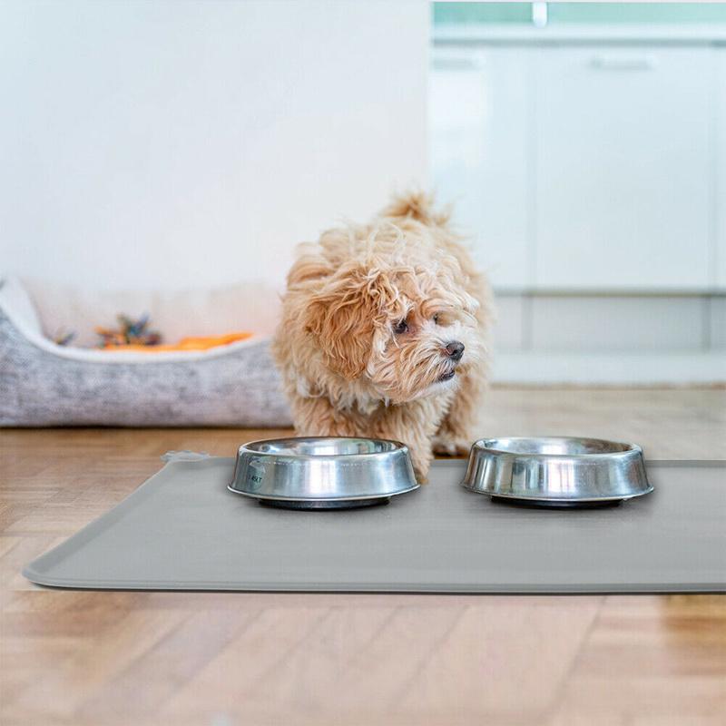 Pet Feeding Silicone Mat Non Slip Puppy Food Placemat Waterproof Car Pet Dog Pad