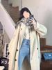 Oatmeal Woolen Coat: 2025 Autumn/Winter Korean Style Loose Mid-Length Bestseller Jacket