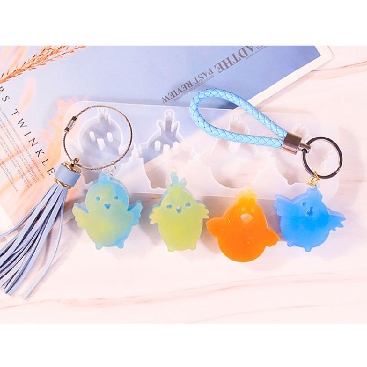 Earring Pendants Silicone Mold DIYs Animal Dog Shaped Keychain Molds Epoxy Resin