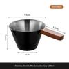100ML Espresso Measuring Cup Stainless Steel Espresso Cup Wide Mouth V-shaped Pour Spout Coffee Mug With Handle Scale