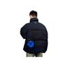 PUMA Roaringwild X Down Jacket With Reflective Logo Print And Stand Collar Men Outerwear Black 532587-01