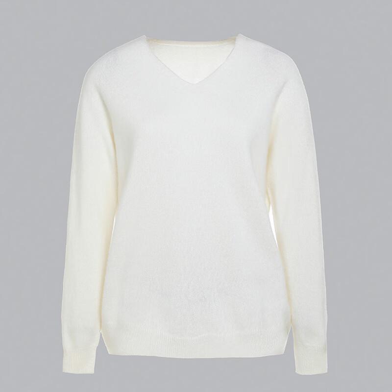 G·TENNA Women's V-Neck Cashmere Pullover