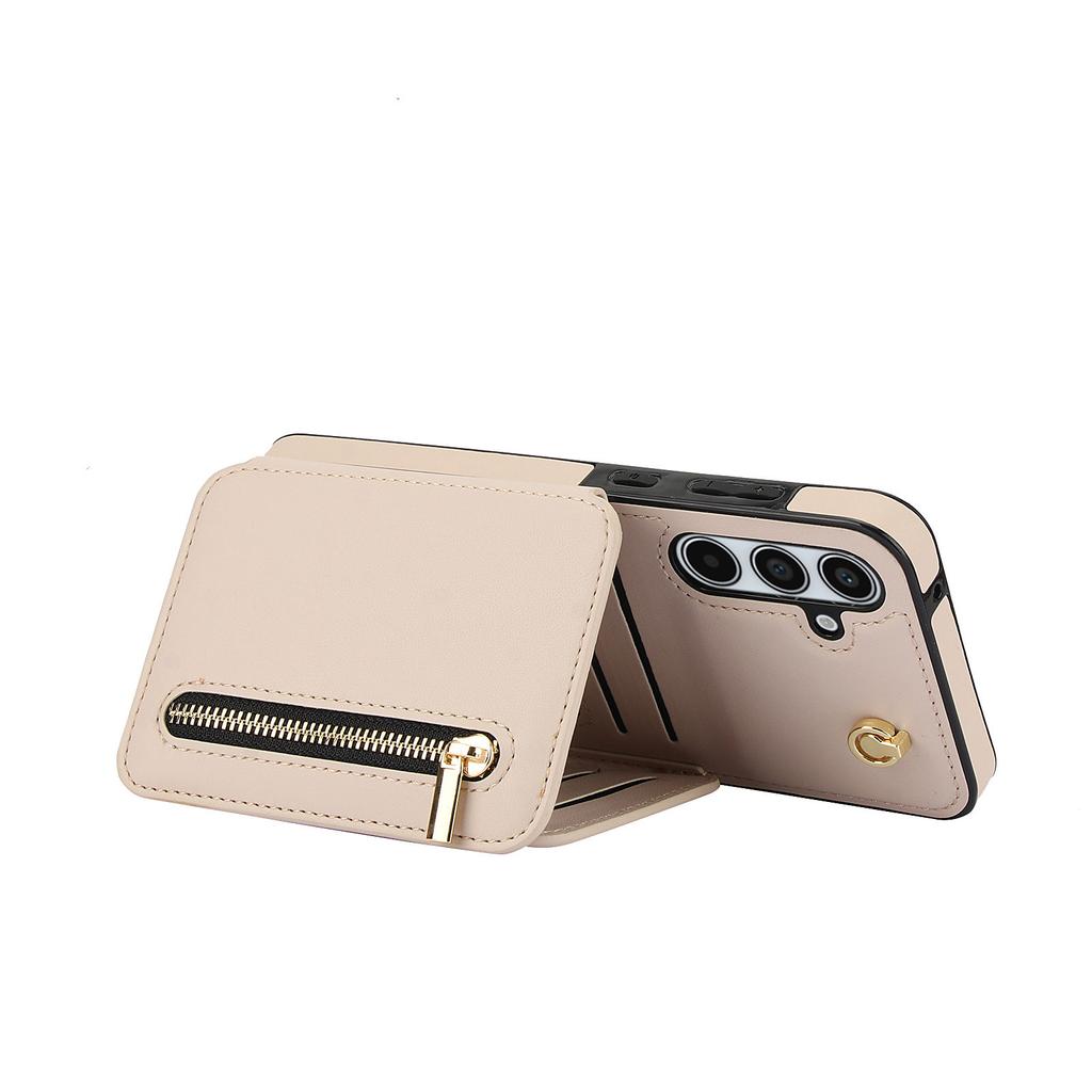 Zipper Wallet Purse for Samsung Galaxy A15/A14/A13/A55/A54/A53/A52/A51/A73/A72/A71 Crossbody Case with Strap Credit Card Holder