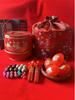 Solid Wood Wedding Dowry Toilet Set: Small & Large Subson Buckets, Three-Piece Joy Collection