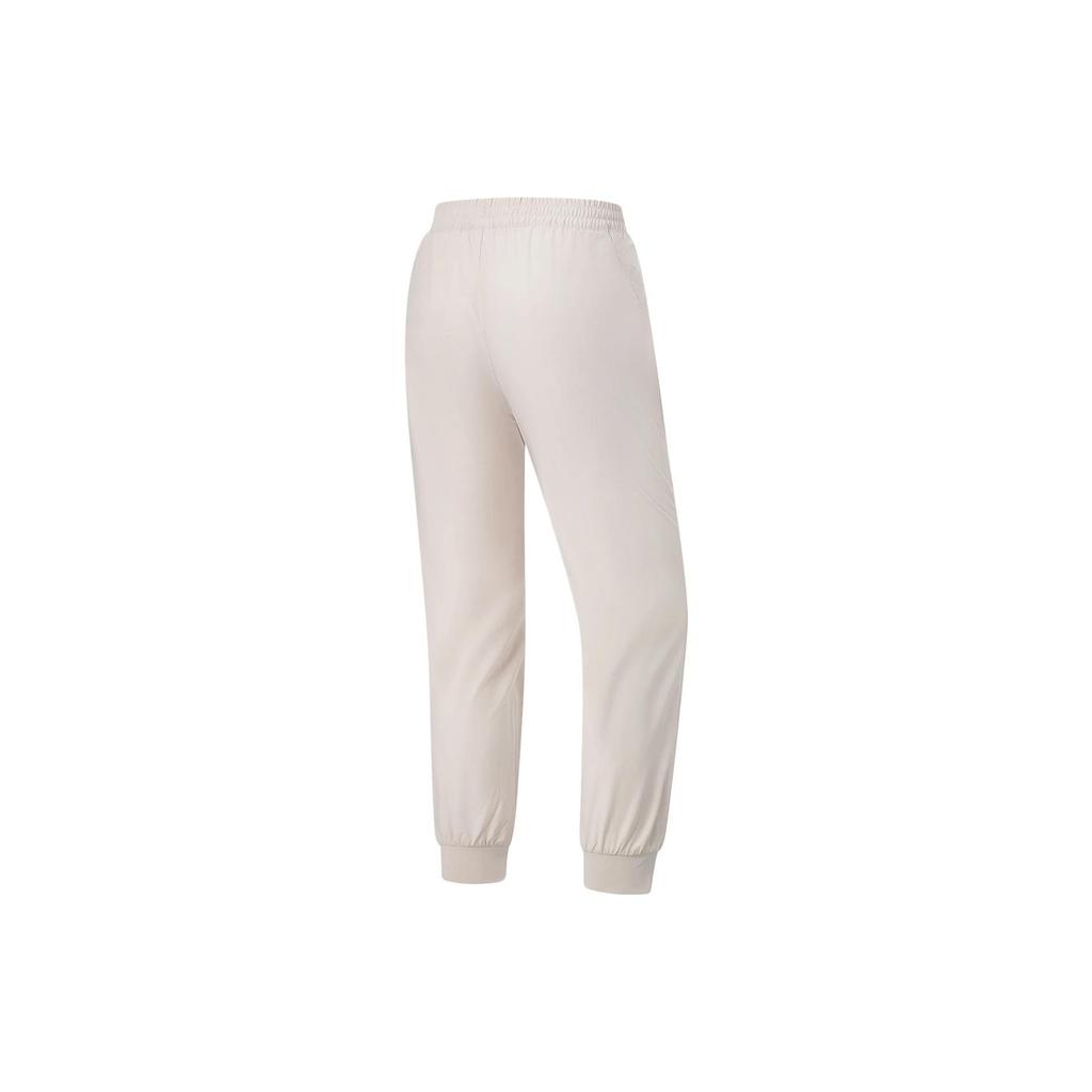 Li-Ning Fitness Series Solid Color Quick-Dry Cool Knitted Sports Pants Women Bottoms Moonlight-Gray AYKT214-4