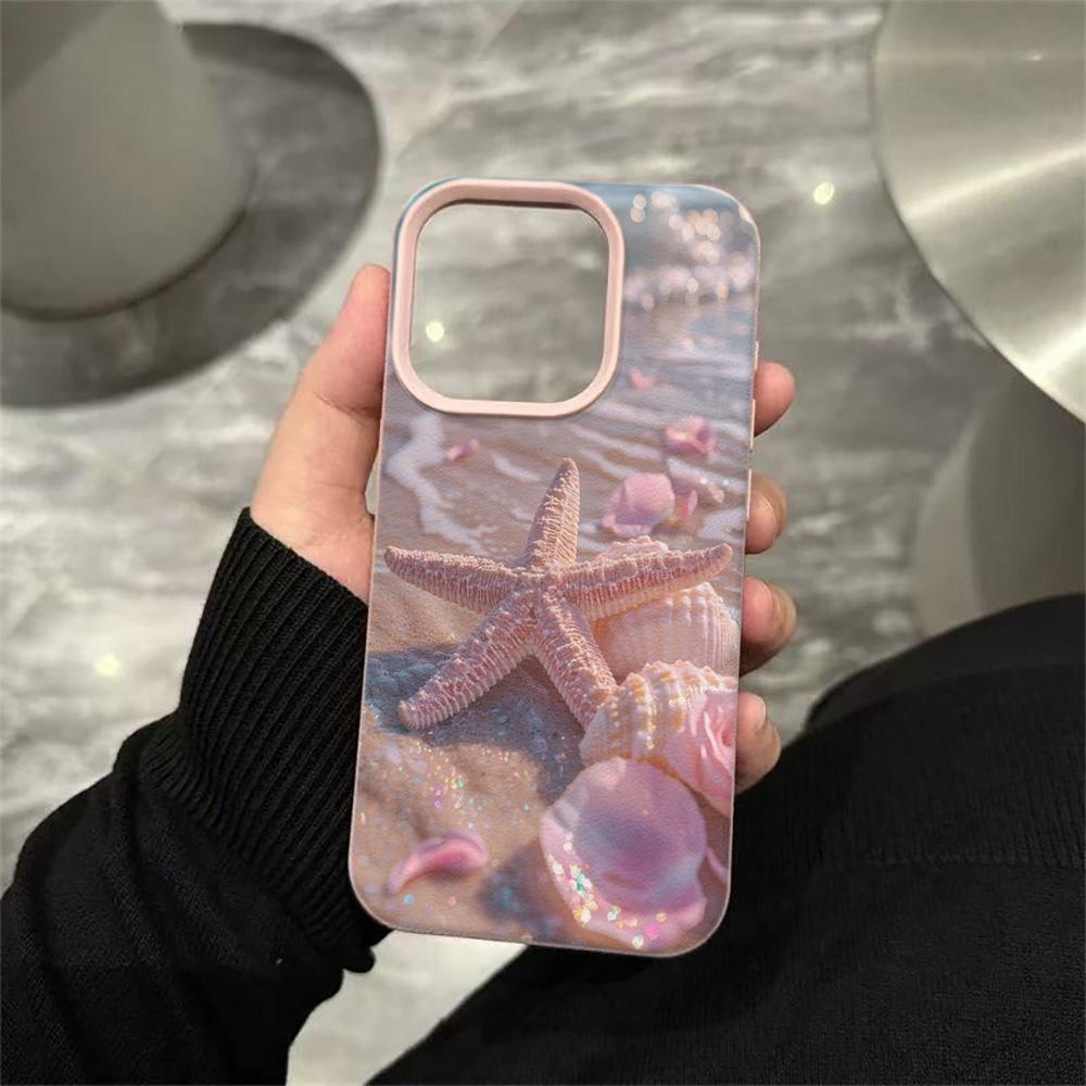 Luxury High Quality Phone Case For Samsung A05S A06 A07 A15 A16 A34 A35 A36 S26 Starfish Shell Dream Soft Anti Slip Case