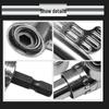 105° Corner Adapter with Handle, Right Angle Screwdriver Bit, Socket, Multi-Function Bit, and Universal Joint