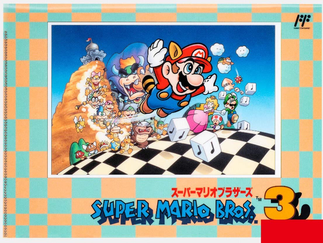 

Super Mario 3 Clear File with Double Pockets Nintendo Tokyo Limited Edition Merchandise Bros. -