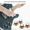 4pcs Electric Guitar Effect Knobs Volumes Tone Control Knobs Plastic Top Hat Speed Control Knobs Replacement Part