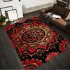 Mandala Pattern Rug Design Non-slip Rug Suitable for Living Room and Bedroom Sofas