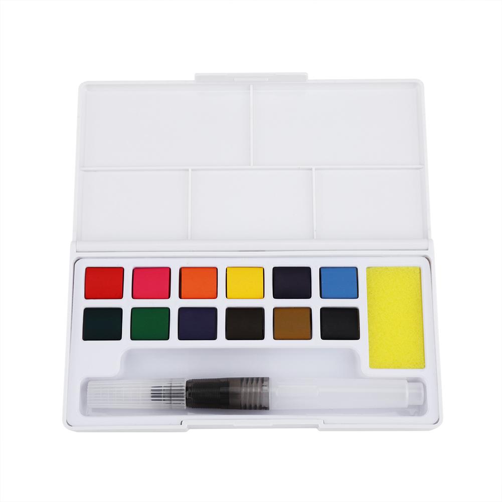 Portable   Water Color Paint Watercolor Pigment Set Drawing Painting Supplies (12 colors)