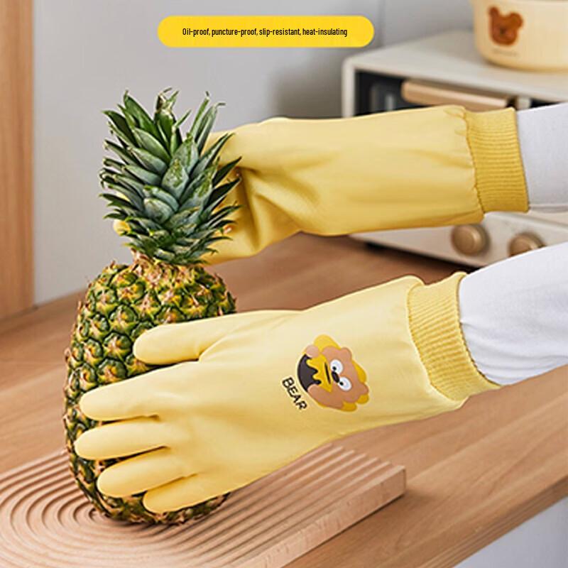 Xingfang Dicke PVC-ausgekleidete Haushaltshandschuhe