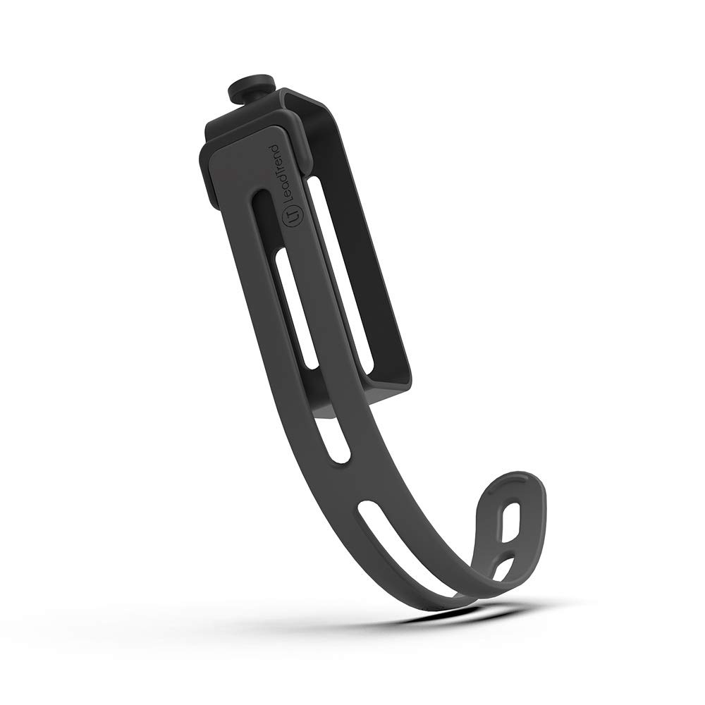 

Lead Trend Cable Holder Belt Tie AC Adapter Black Body Black [Cord Organizer, Storage, Silicone] (Medium Size, + Band) AC-1203