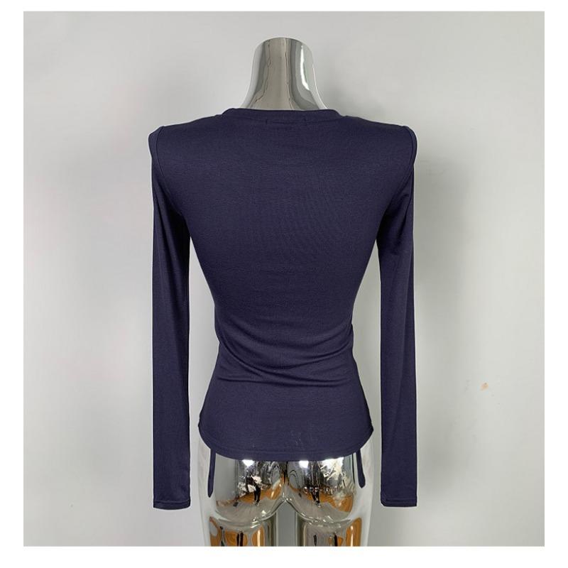 Slim Fit and Slimming Long Sleeved T-shirt Top for Women