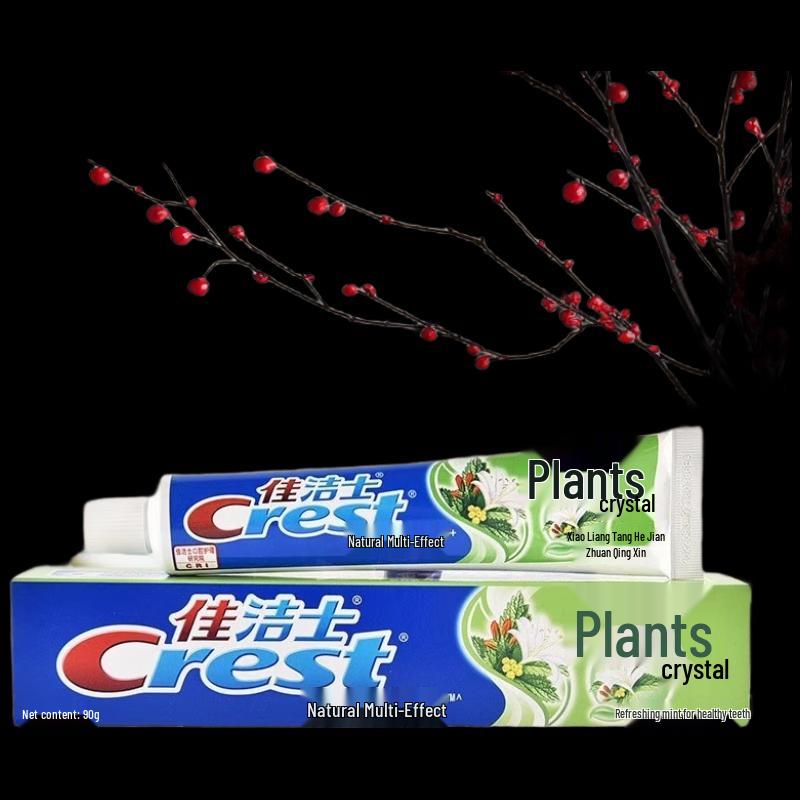 Crest Herbal Crystal Toothpaste Twin Pack