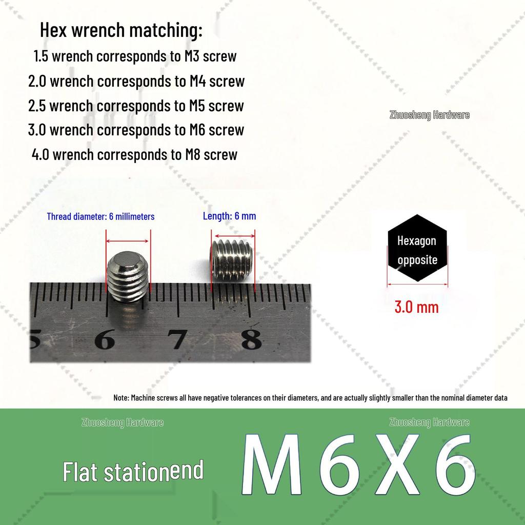 Stainless Steel Faucet Handle with M5 Hex Socket Screw for Kitchen/Bathroom Washbasin – Hot/Cold Water Accessory