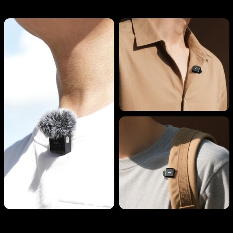 Magnetic Clip On Wireless Microphones Featuring Clear Sound Capture And Stable Signal Transmission