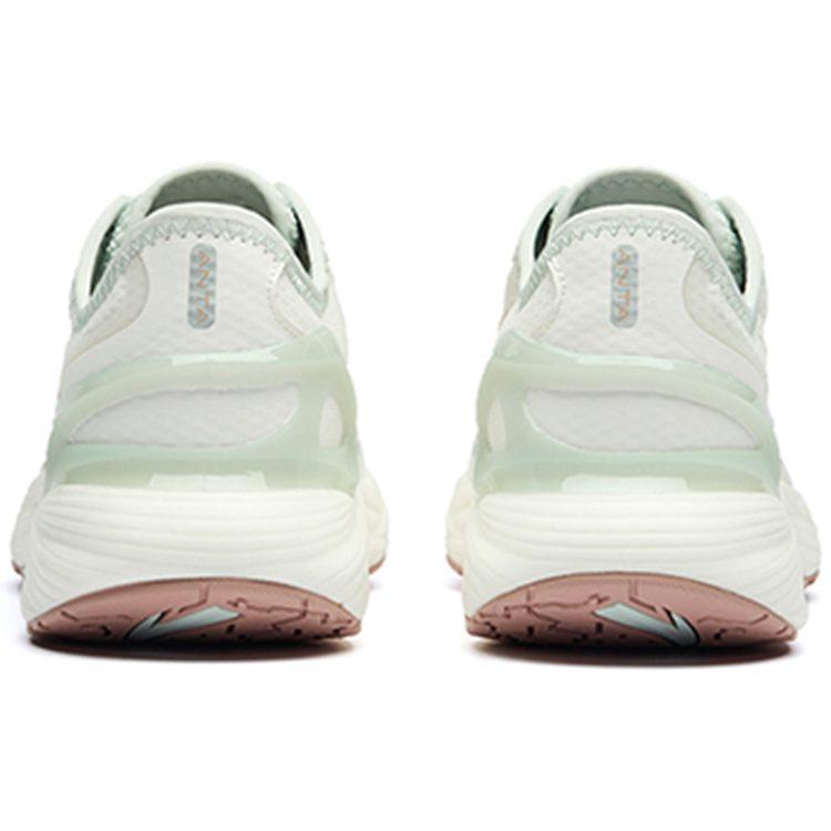 Anta Tron 2.0 Breathable Low Top Running Shoes Women's White Gray Green 122225586S-4