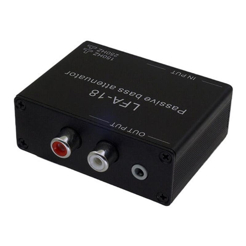 Metal Passive Bass Attenuator for Voice Engineers to Minimize Bass Interferences Without Power Requirement