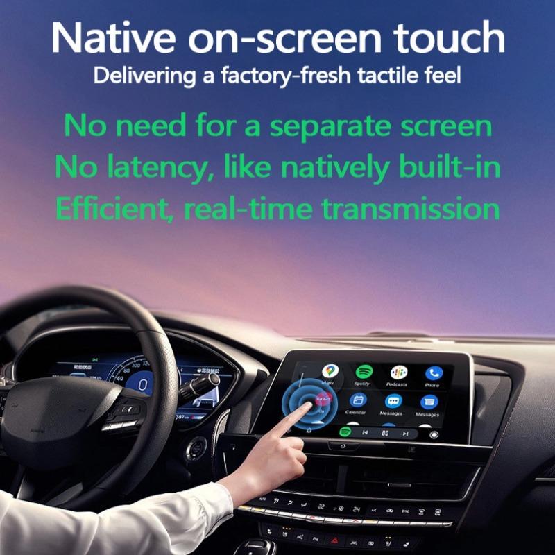 Mini Wireless Carplay Box Android Auto 2IN1 Wired To Wireless Adapter Dongle for Toyota Mazda Camry Suzuki Subaru Citroen Kia Ford Opel IOS Spotify BT