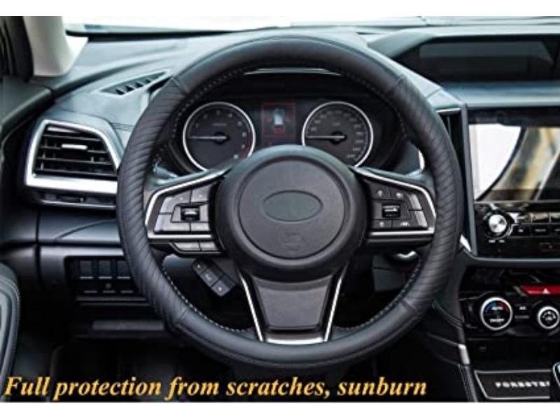 Umweltfreundlicher Lederlenkradbezug - Ganzjahresgriff in Weiß