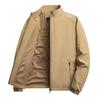 2024 Autumn Men's Outdoor Casual Jacket for Middle-Aged & Elderly with Stand-Up Collar