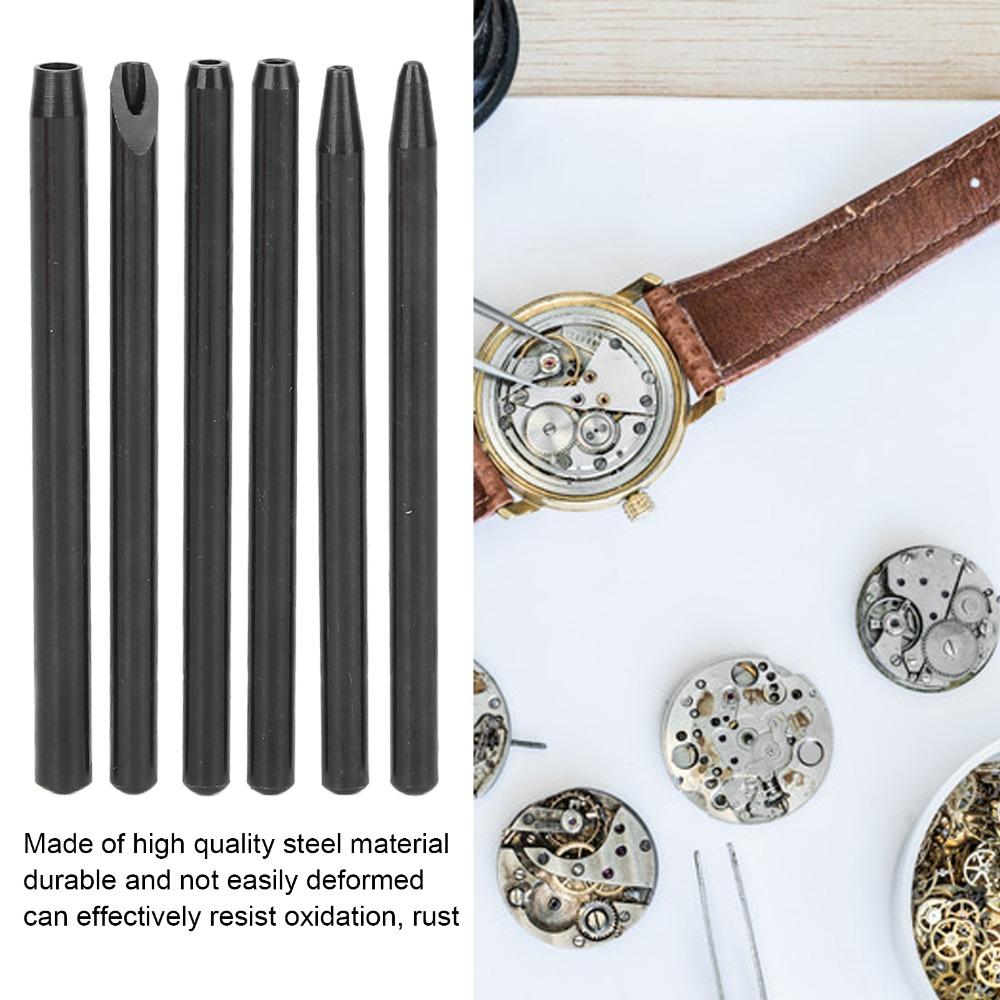 25Pcs Steel Watch Hands Presser Black Watch Repairing Tool Watch Hand Fitting Tool  For Watchmakers