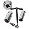 4-Piece T-Handle Spark Plug Socket Wrench Set: 16, 18, and 21mm for Auto Repair