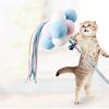 Teaser Wand Toy Stick Feather Interactive Play Funny Pet Supply