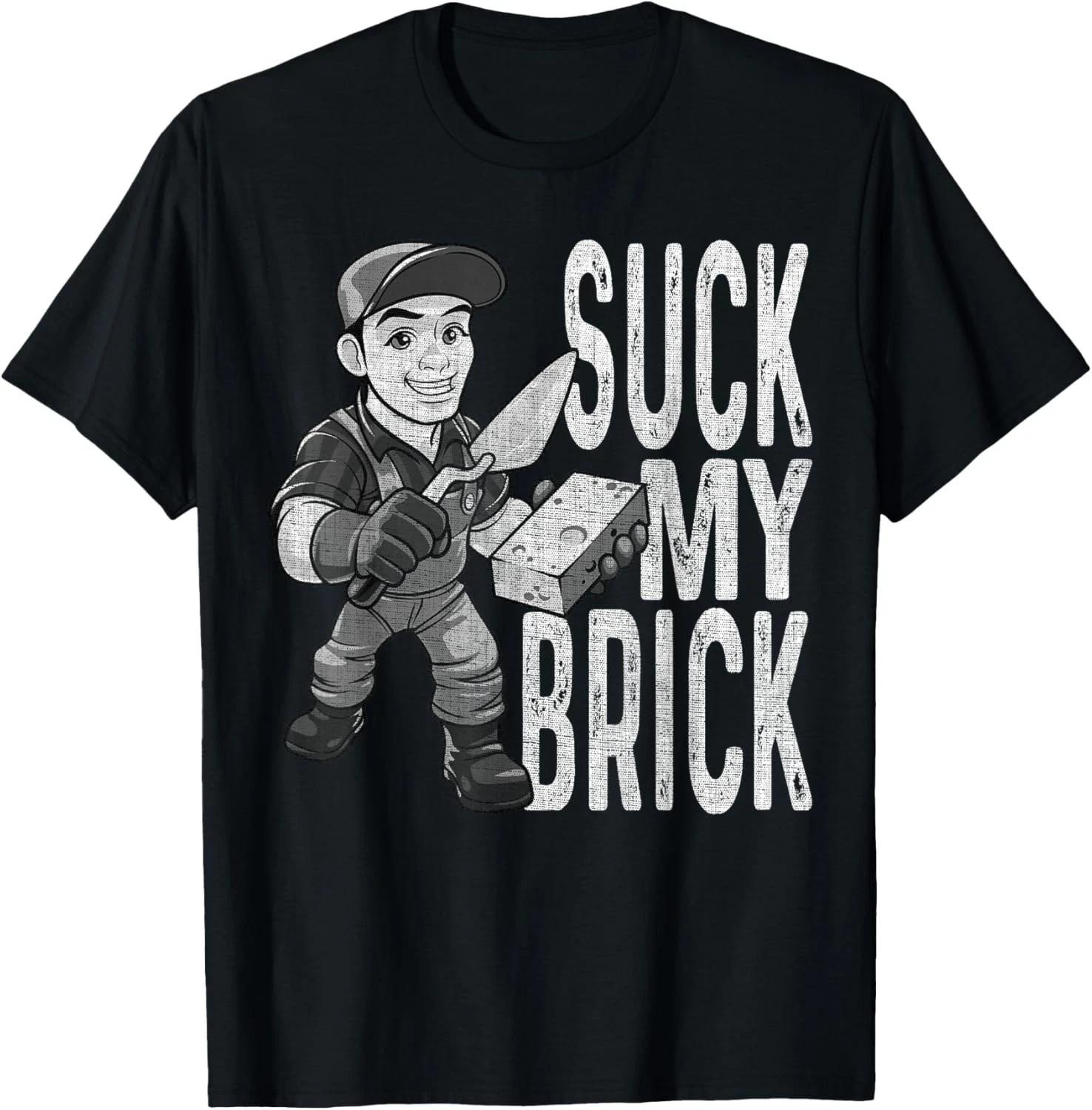Funny Mason Bricklayer Hard Work Brickie Brickmason Building Gift Unisex T-Shirt S