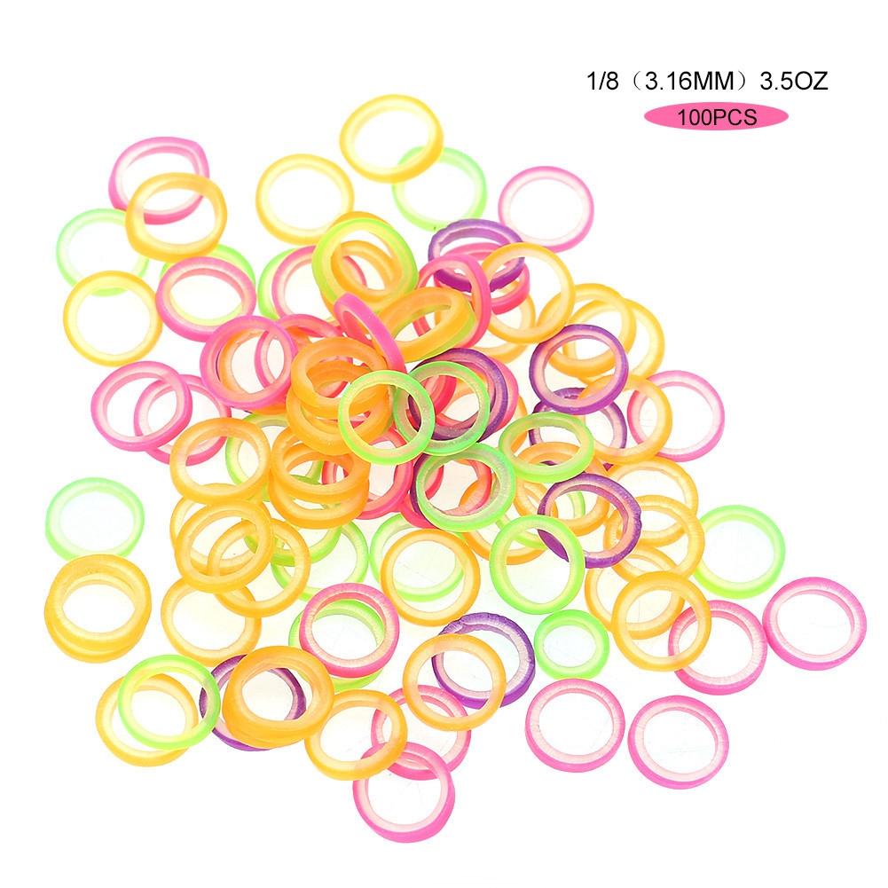 100Pcs/set Professional Dental Elastic Teeth Rubber Band Oral Orthodontics Tool