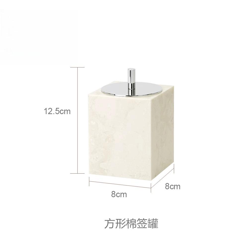 1pc Marble bathroom toiletries Bathroom aromatherapy bottle Tissue box Storage tray ornaments Tissue box Lotion sub bottling
