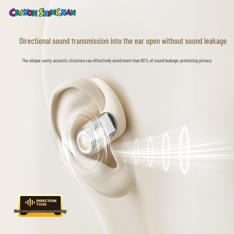 Crayon Shin-chan X918 Smart Touch Bluetooth Earphones with Noise Reduction & Color Screen