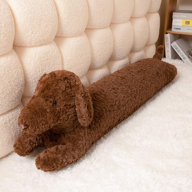 Dachshund Plush Doll Bed Cuddle Long Throw Pillow Girl Pinch Leg Doll Long Pillow Birthday Gift
