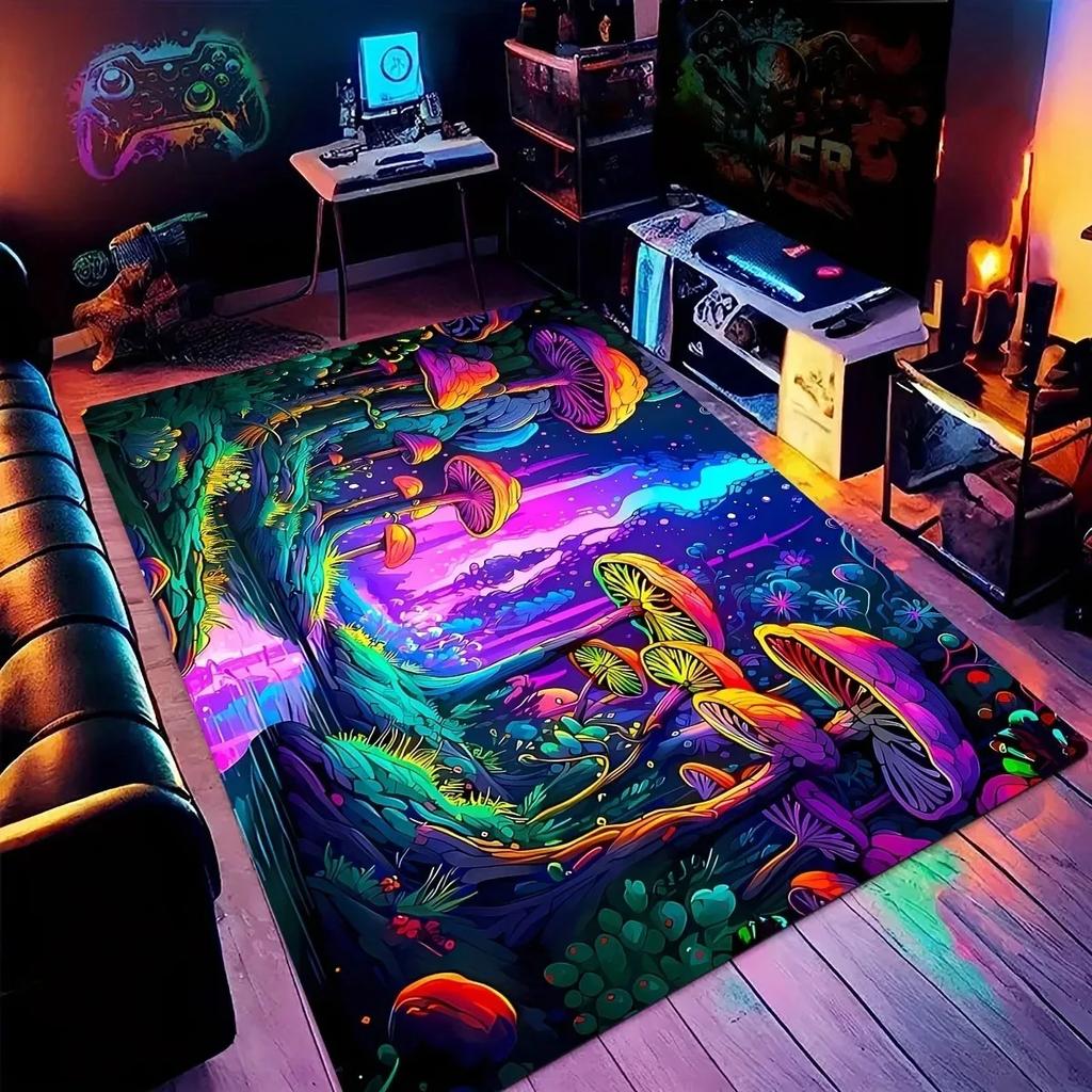 1PC Merry Christmas Charactor Door Mats Kitchen Rugs Non-Slip Pop Living Room Rugs Bath Mat Carpet for Home Sink Laundry Decor