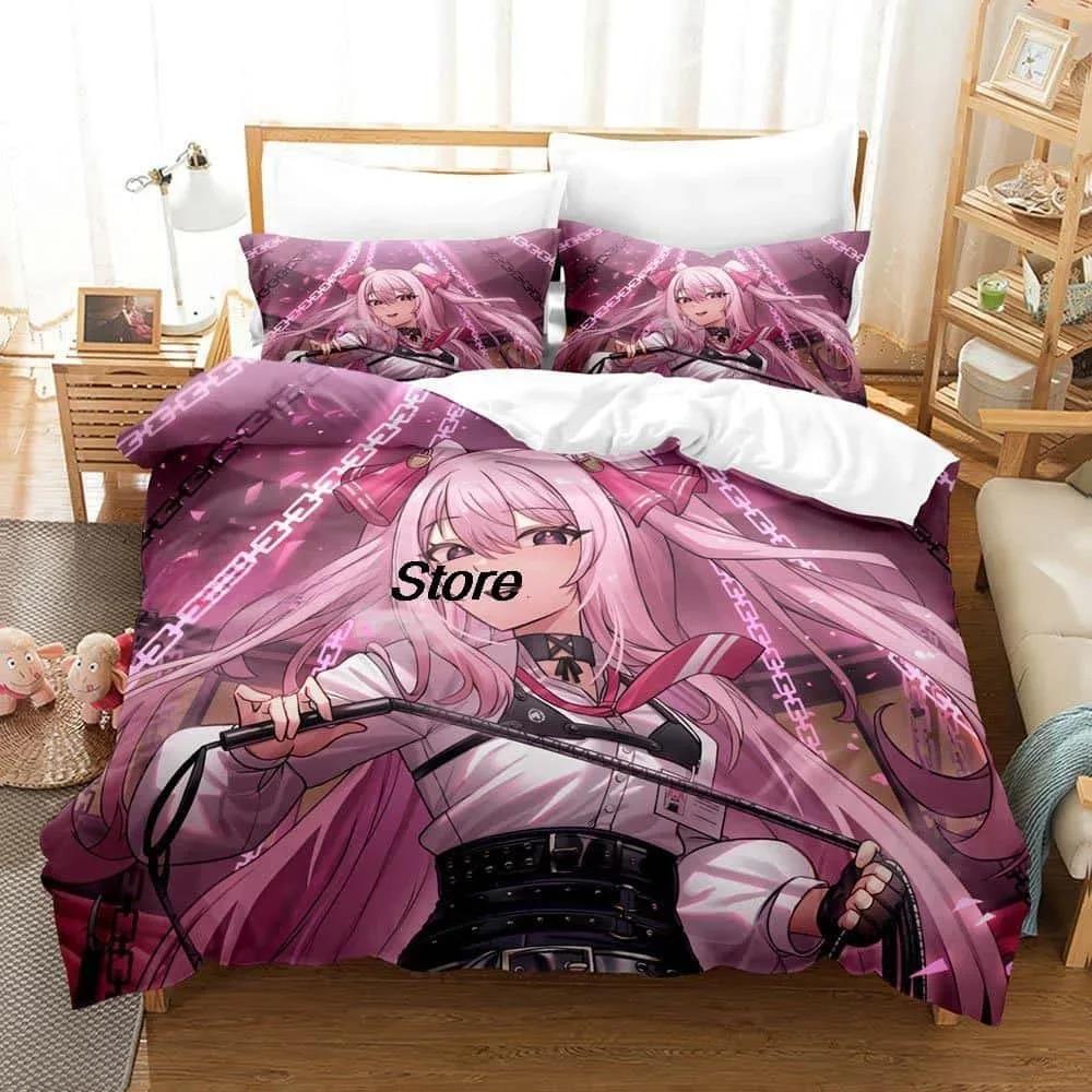 3D Print Anime Goddess of Victory Nikke Bedding Set Single Twin Full Queen King Size Bed Set Aldult Kid Bedroom Duvetcover Sets
