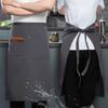 Multi-pocket Kitchen Apron Canvas Working Clothes New Waitress Apron  Restaurant Use