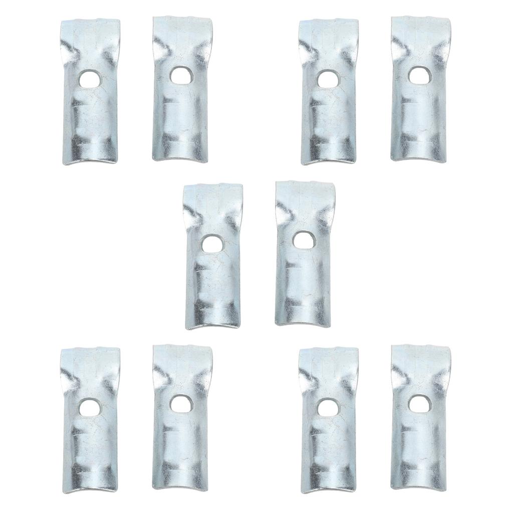 5 Sätze Wasserrohrbefestigungsklammer Aluminiumplattiertes Zink Geflügel Hühner Wasserversorgungsrohre Klemmen Leitungsaufhänger Haken für Bauernhof