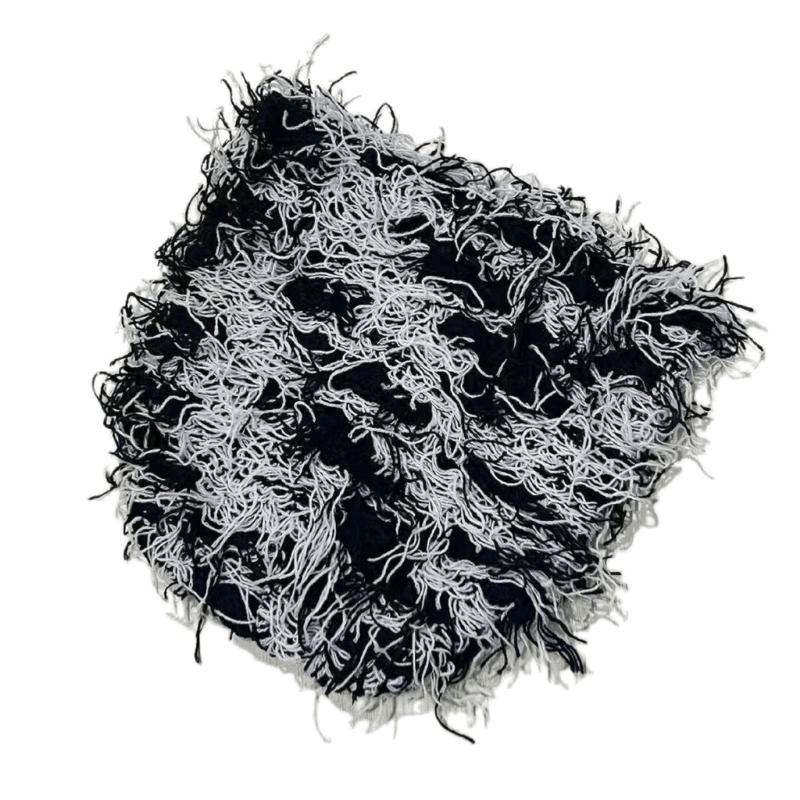 Knitted Beanie Hat with Fuzzy Pom Multifunction Warm Cover Household for Children Girls Boys Keeping Warm Accessory