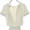 Emporio Armani Short Sleeve Layered One Piece 36 White Women Used