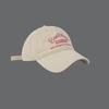 Women Pink Embroidery Baseball Cap Soft Cotton Sunshade Peaked Hat Female Girl Korean Outdoor Sport Visors Hats