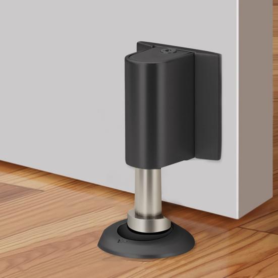 Magnetic Door Stopper Wall Protector No Drilling Anti-collision Windproof Door Holder Carpet Tile Concrete Wooden Floor Zinc Alloy Doorstop