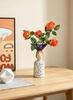 Künstlerische kleine Keramikvase für Zuhause oder Bürodekoration - Perfekt für Trockenblumen