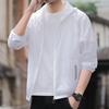 Sunscreen Clothing Men's Summer Thin Breathable UV Protection Hooded Fishing Sunscreen Clothing Casual Ice Silk Couple Jacket