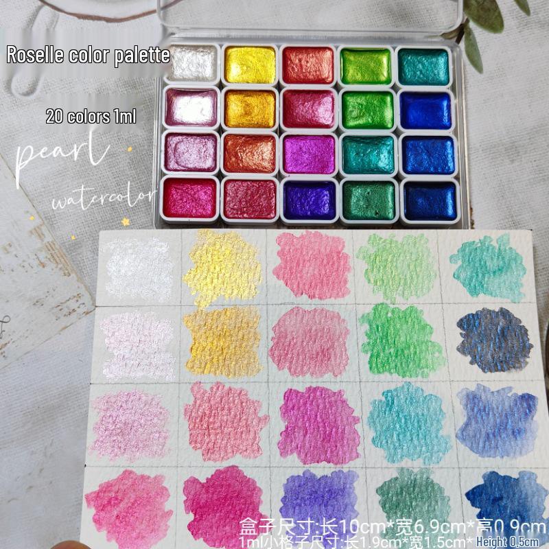 Nail Art Pearlescent Watercolor Set